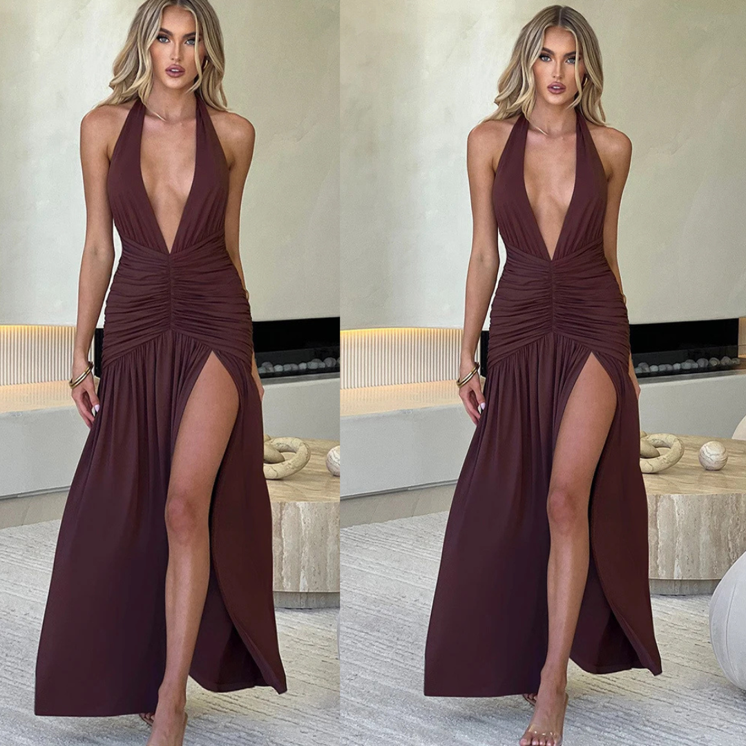 vestido , vestidolongo ,vestidomarrom, vestidolongofenda, vestidopreto , vestidobrancolongo