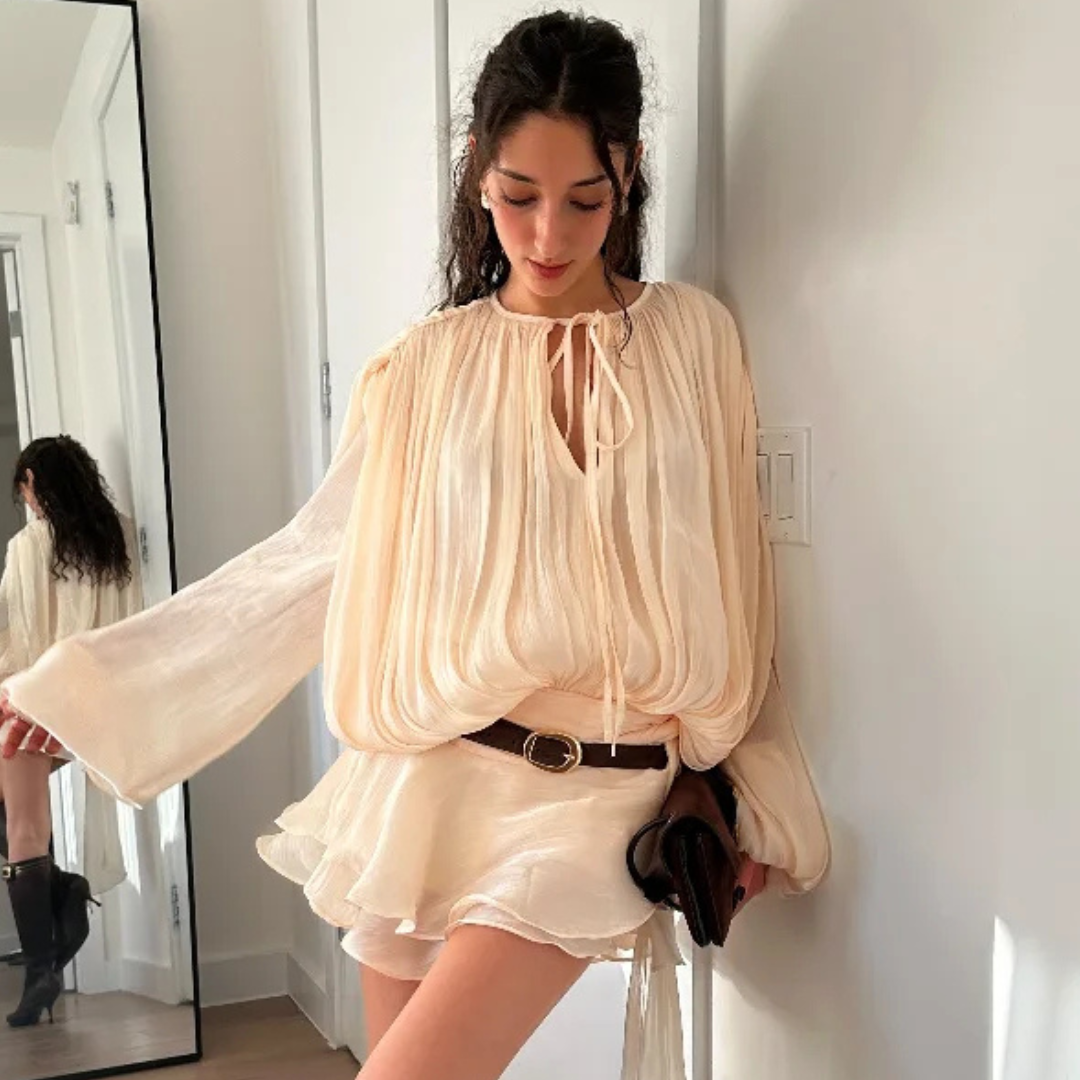 Vestido Curto Ruffles