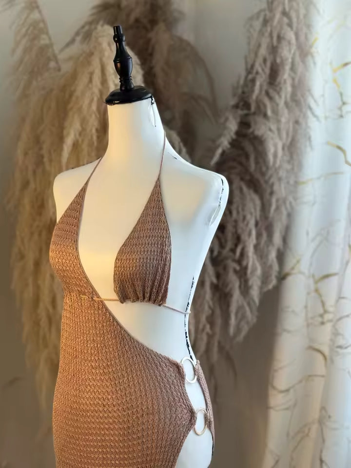 Vestido Crochê Beach Glow - Moda Praia | CAROL ESPAÇO FASHION