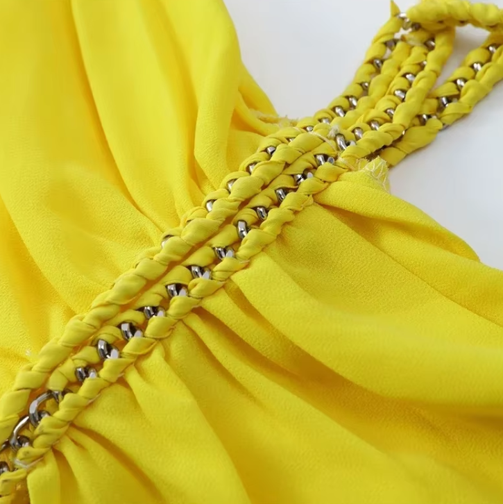 vestido , vestidoamarelolongo ,vestidolongoamarelo