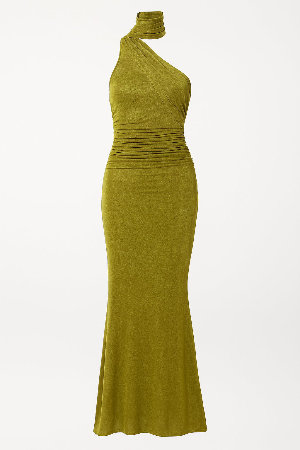 Vestido Orbe Drapeado Assimétrico