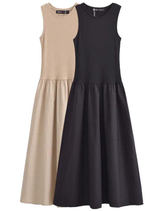 Vestido Preto Midi Minimalista