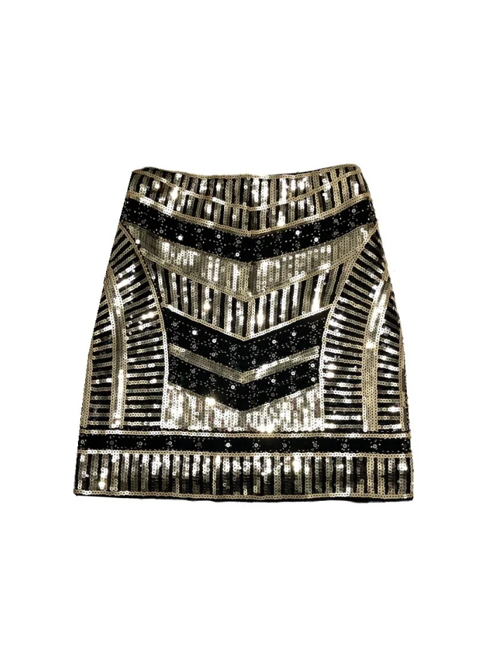 Saia Paetê Luxe Brilliance