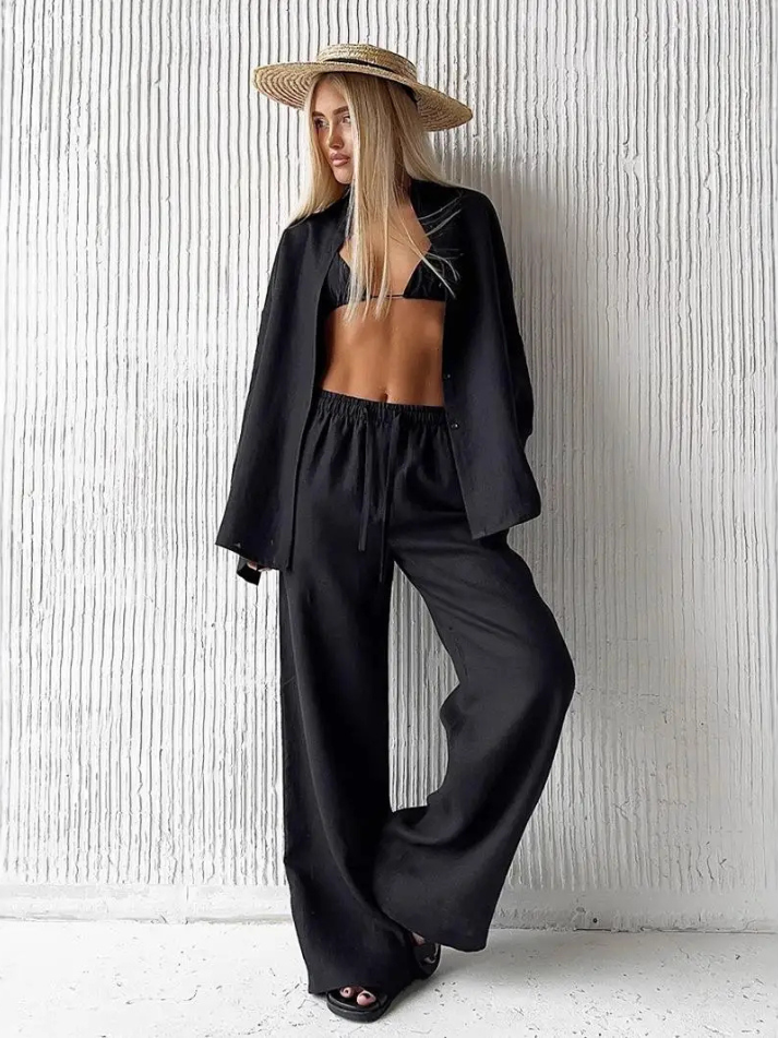 Conjunto Linho Camisa e Calça