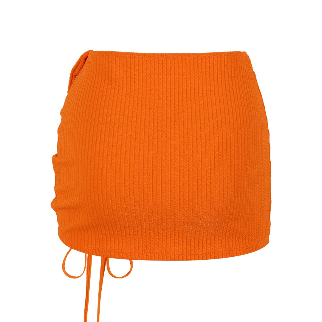 Conjunto Biquíni Laranja 3 Peças Sunset Siren Beach