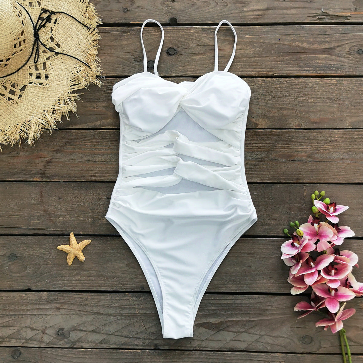 Maiô Branco Lanikai Beach - Sale