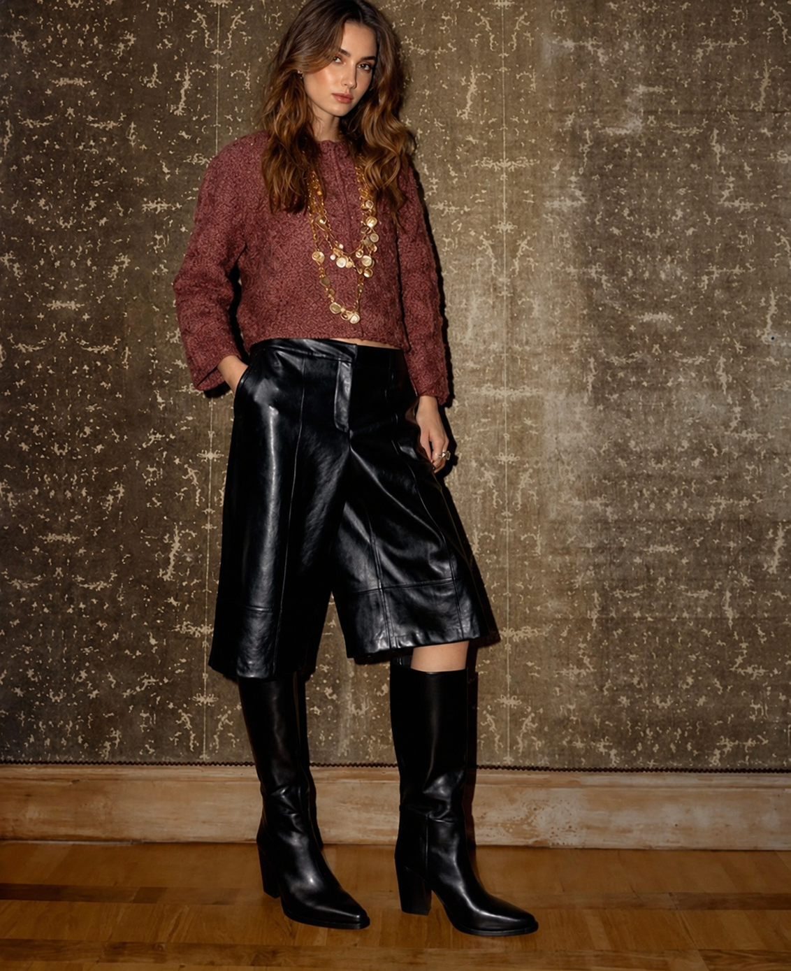 Bermuda Urban Leather - Outono Inverno l CAROL ESPAÇO FASHION