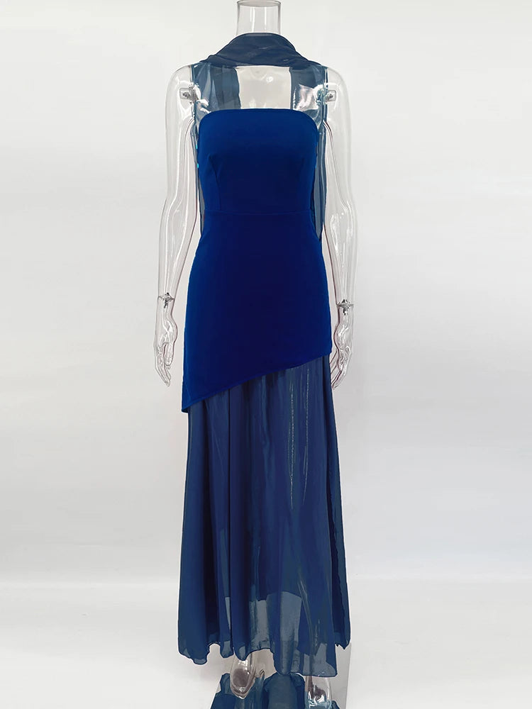 Vestido Longo Tule