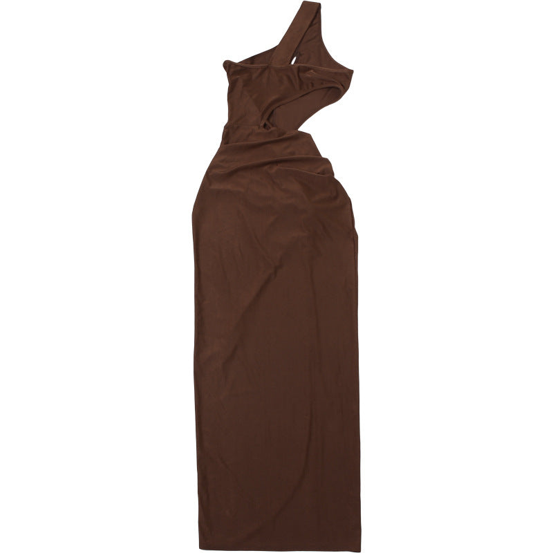 vestidomarrom , vestidocirre ,vestidorecorteslaterais