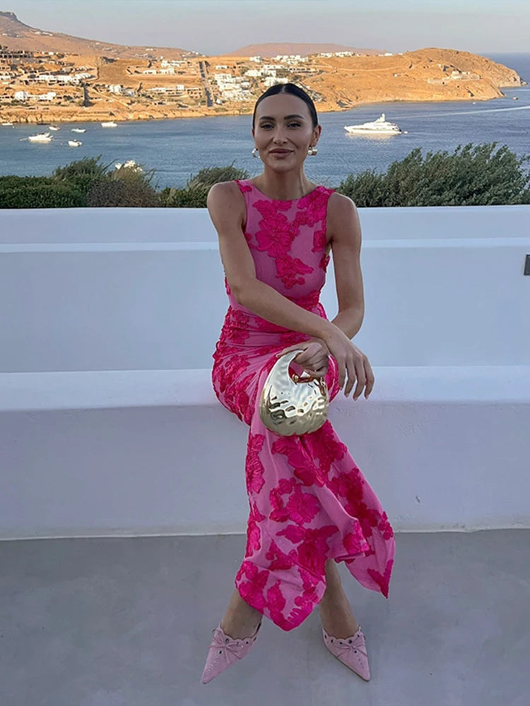 vestido ,vestidorosa , vestidomidi ,vestidomidirosa , vestidorosamidi ,vestido floral