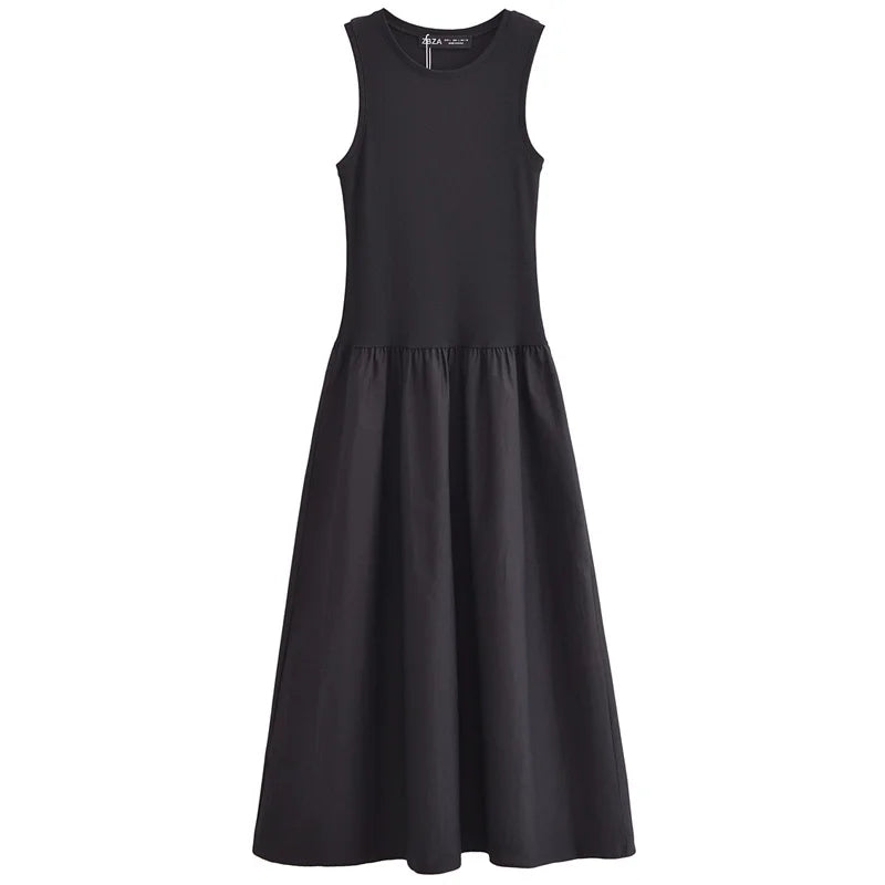 Vestido Preto Midi Minimalista