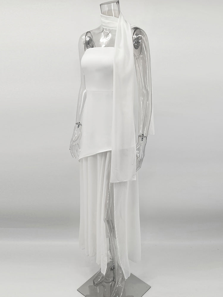 Vestido Longo Tule