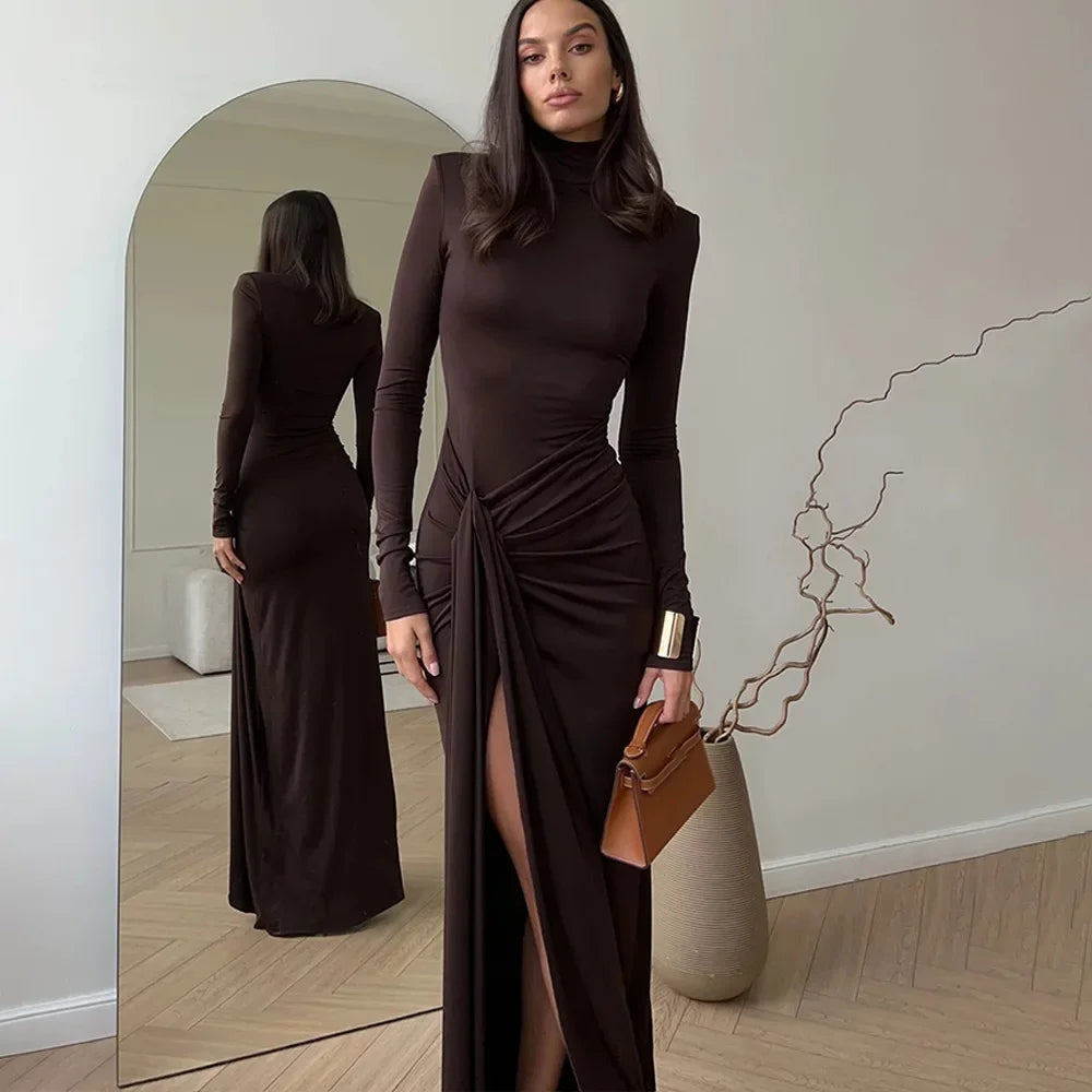 vestido , vestidolongo , vestidolongoinverno , vestidomarrom , vestidolongomarrom , vestidolongoinvernosocial
