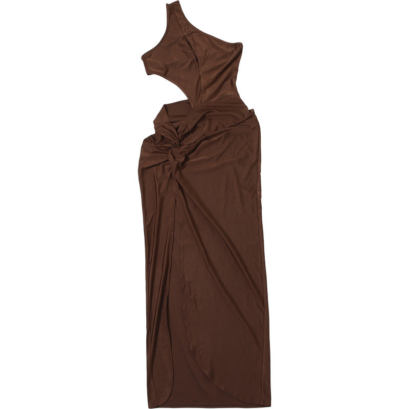 vestidomarrom , vestidocirre ,vestidorecorteslaterais