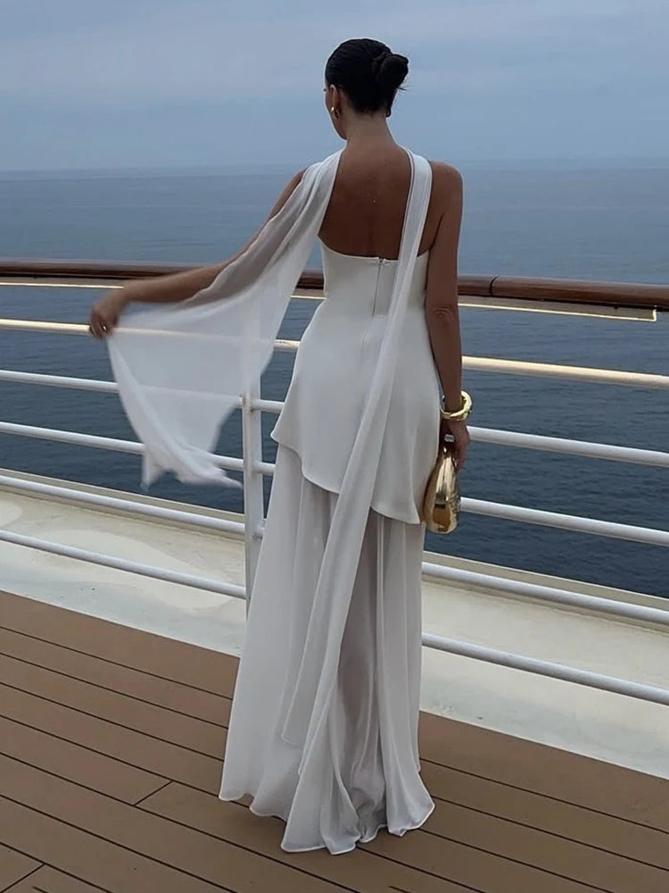 Vestido Longo Tule