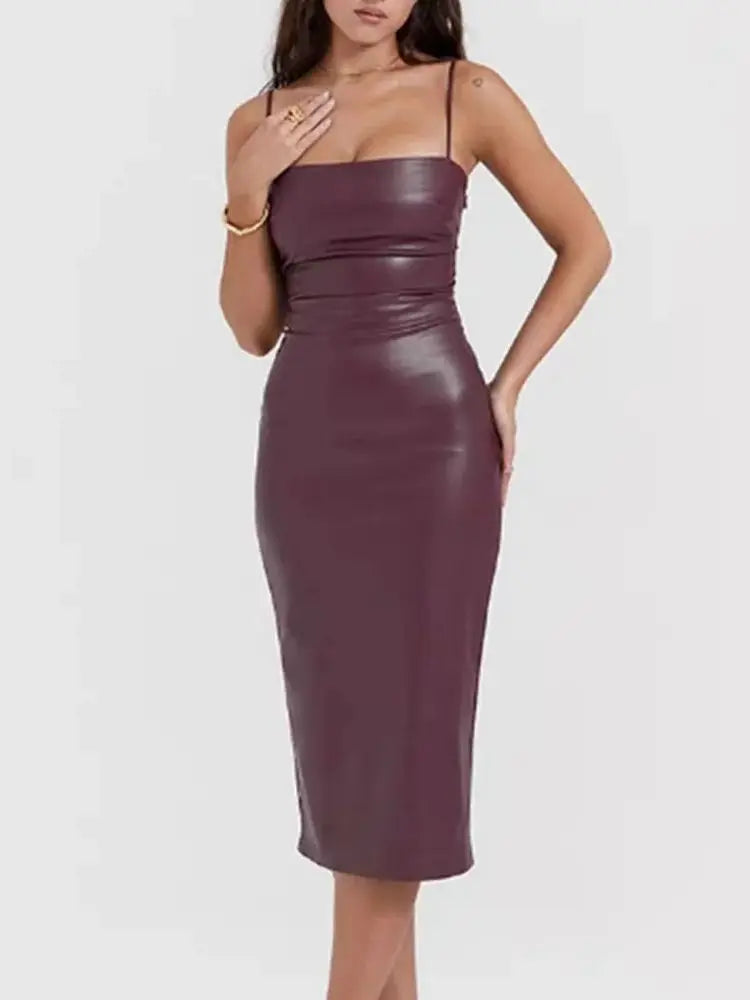 vestido , vestidomidi , vestidomidicouro , vestidocourofakemidi