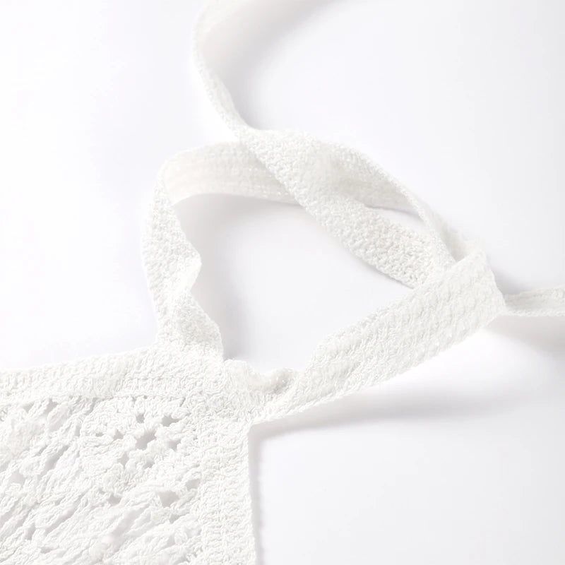 Vestido Longo Crochê