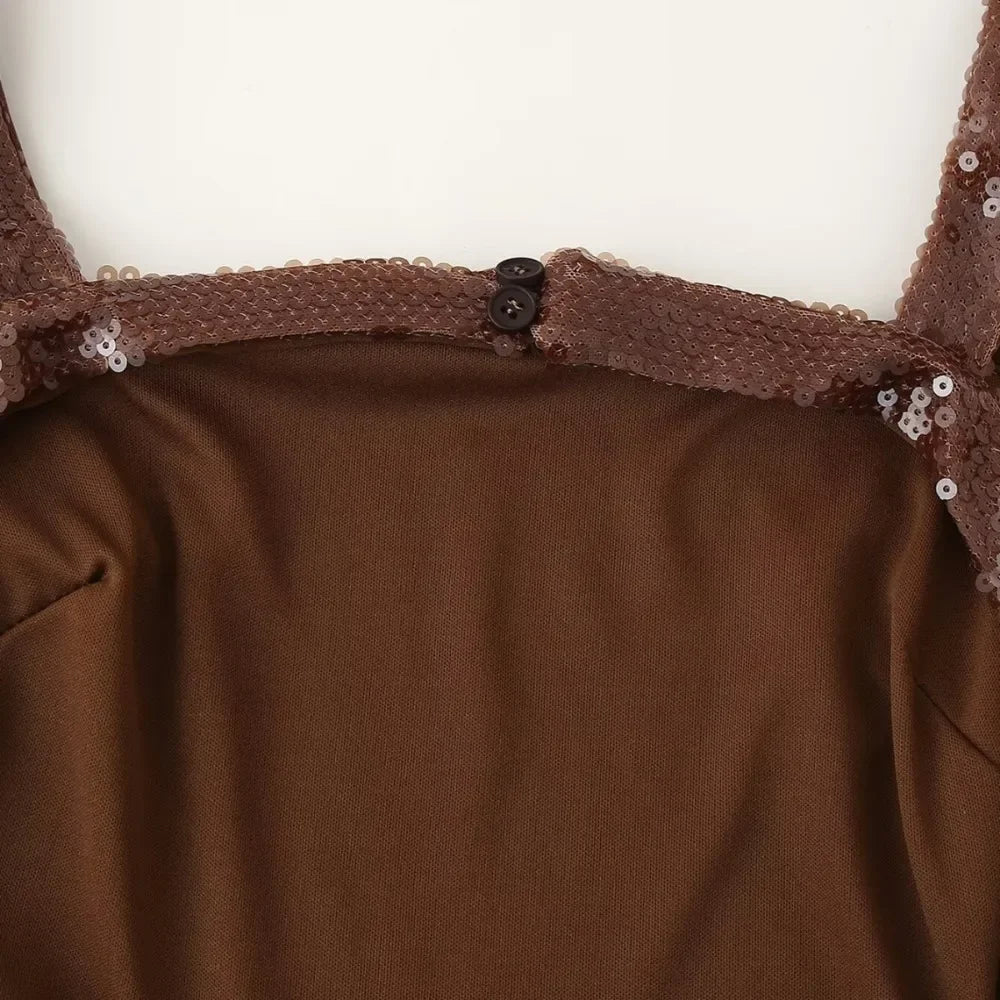 vestido , vestidolongo , vestidomarrom , vestidolongopaete, vestidomarrompaete