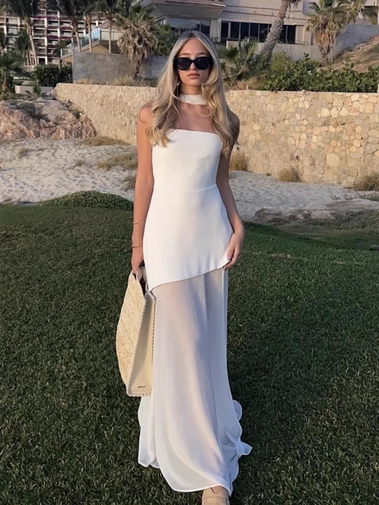 Vestido Longo Tule