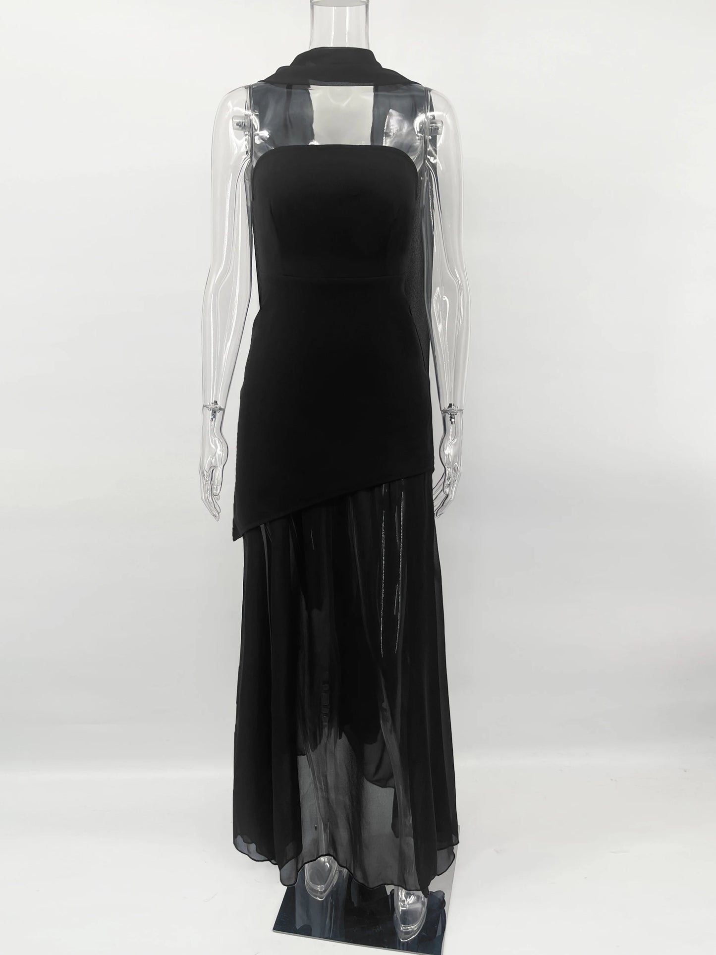 Vestido Longo Tule