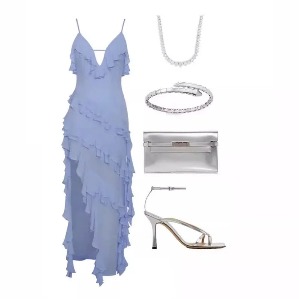 vestido , vestidoazul , vestidolongo , vestidolongobabado
