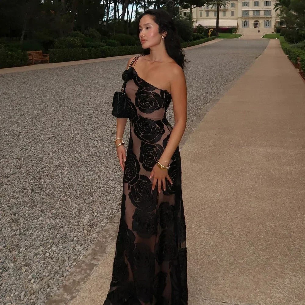 Vestido Longo de Tule