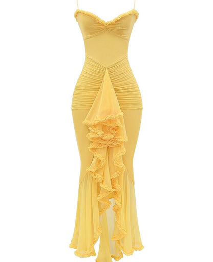 vestido , vestidobabado , vestidoamarelo , vestidofesta 