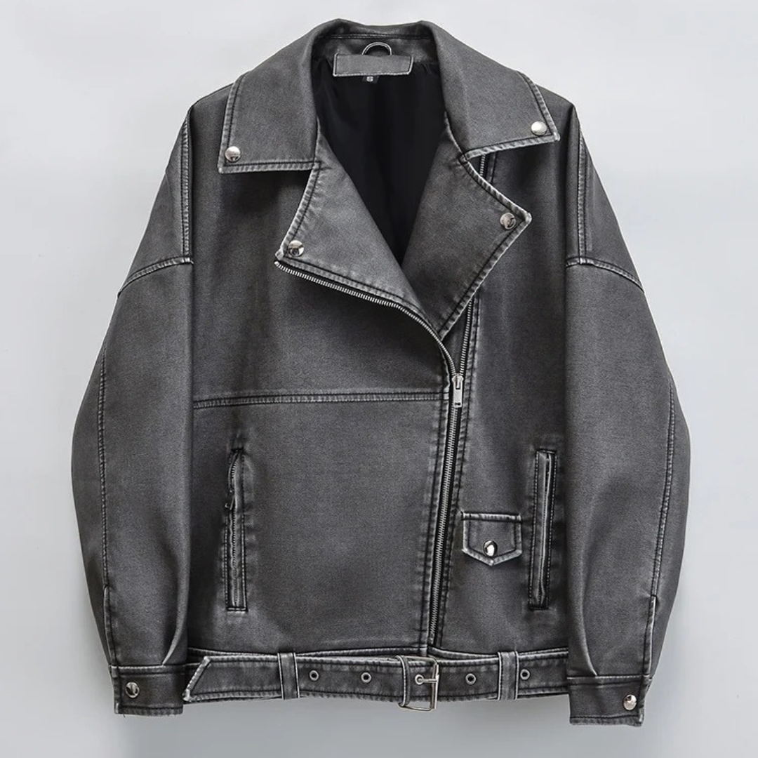 Jaqueta Oversized Couro Sintético