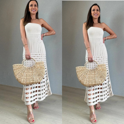 Vestido Longo Tricô
