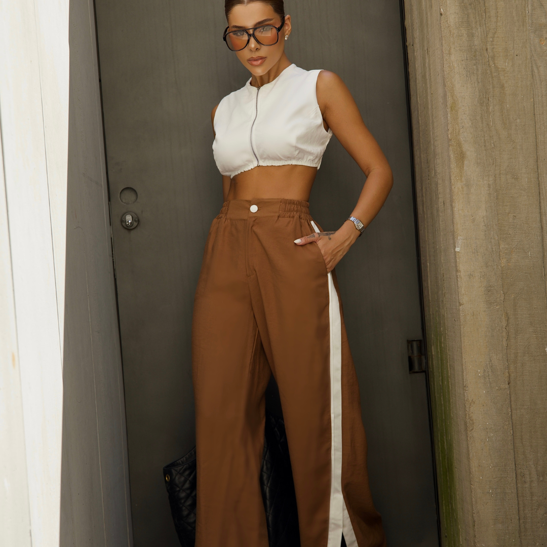 Conjunto Cropped e Calça Florença - Sale