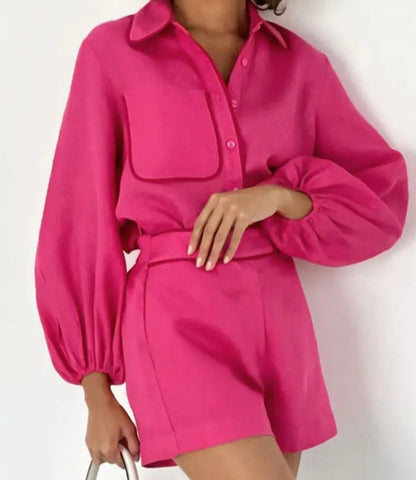 conjunto , conjuntoshorteblusa , conjuntoalfaiataria , conjuntosocialfeminino