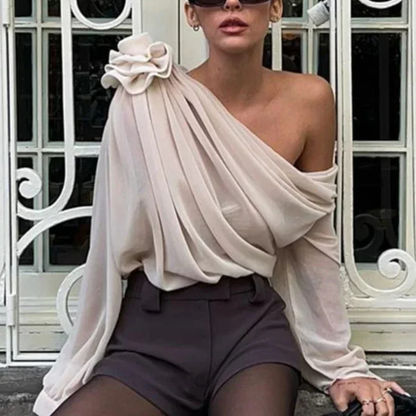 Blusa Seraphine Floral Ombro Só