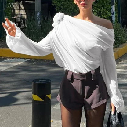 Blusa Seraphine Floral Ombro Só