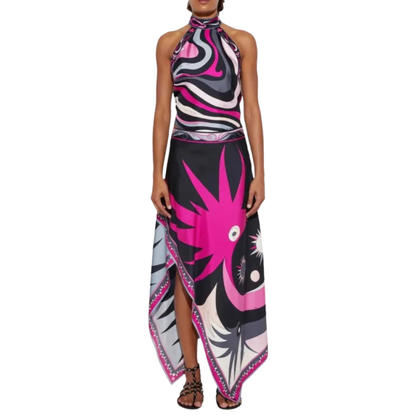 Conjunto Zênite Lenço Estampado