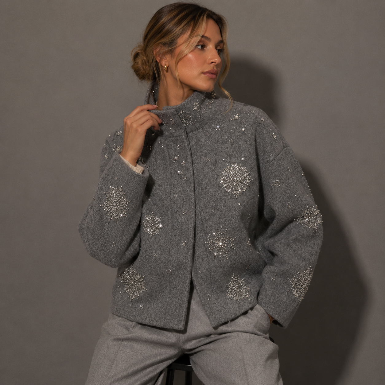 Casaco Snow Crystal - Outono Inverno l CAROL ESPAÇO FASHION