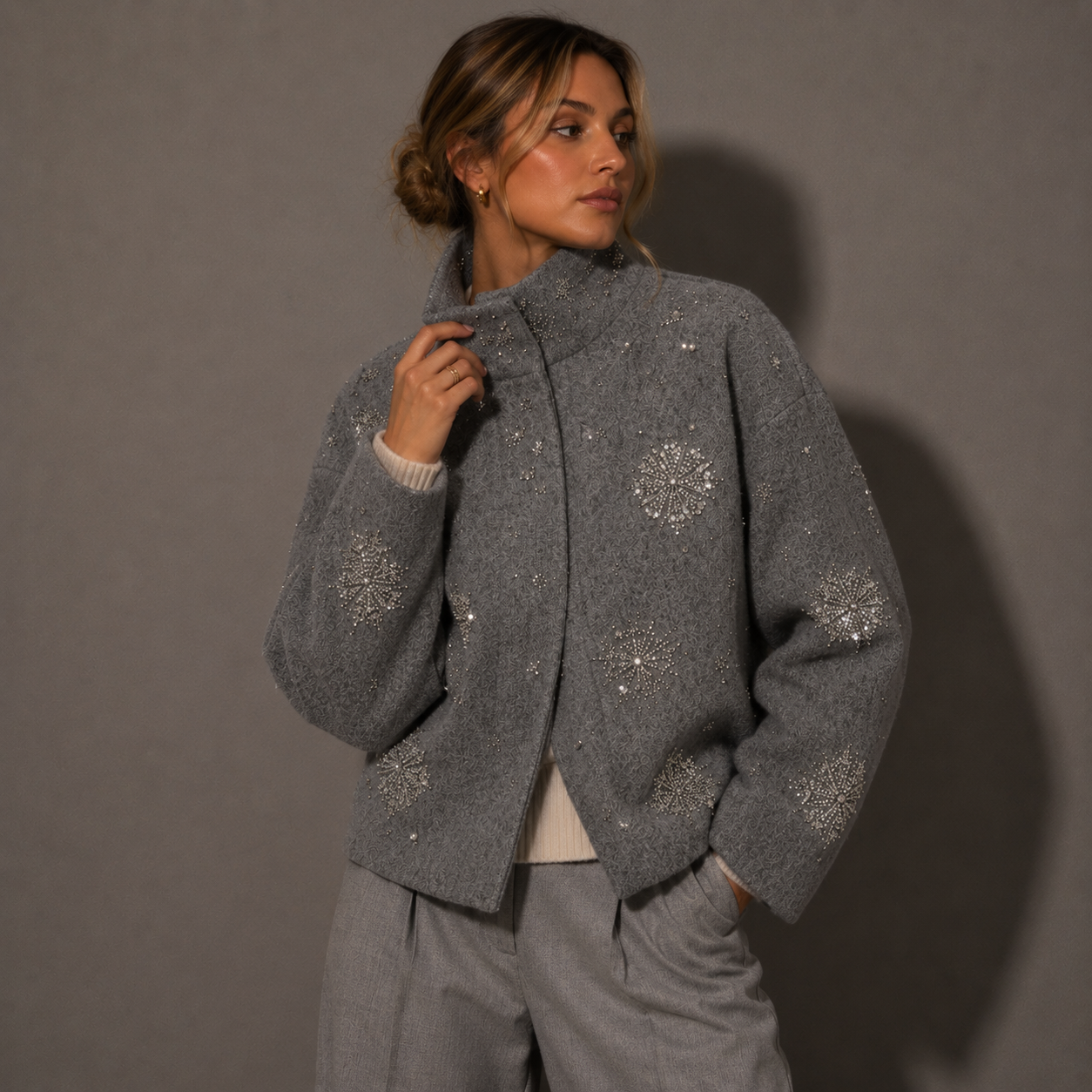 Casaco Snow Crystal - Outono Inverno l CAROL ESPAÇO FASHION