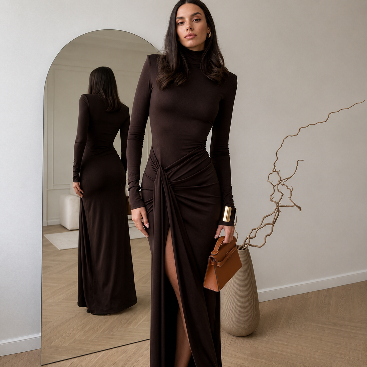 vestido , vestidolongo , vestidolongoinverno , vestidomarrom , vestidolongomarrom , vestidolongoinvernosocial