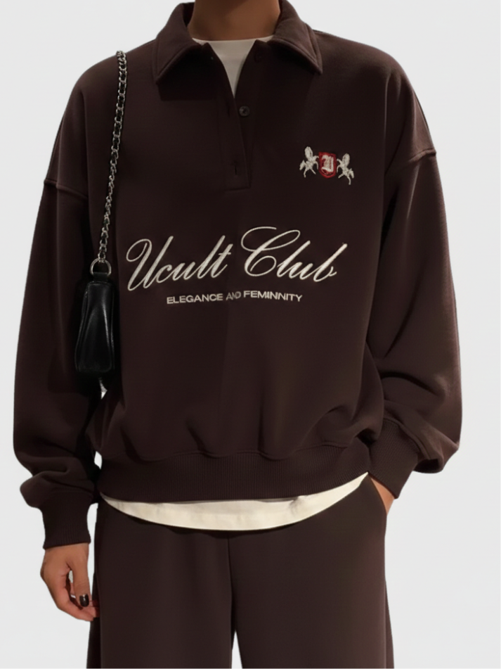 Suéter Polo Ucult Club - Outono Inverno l CAROL ESPAÇO FASHION