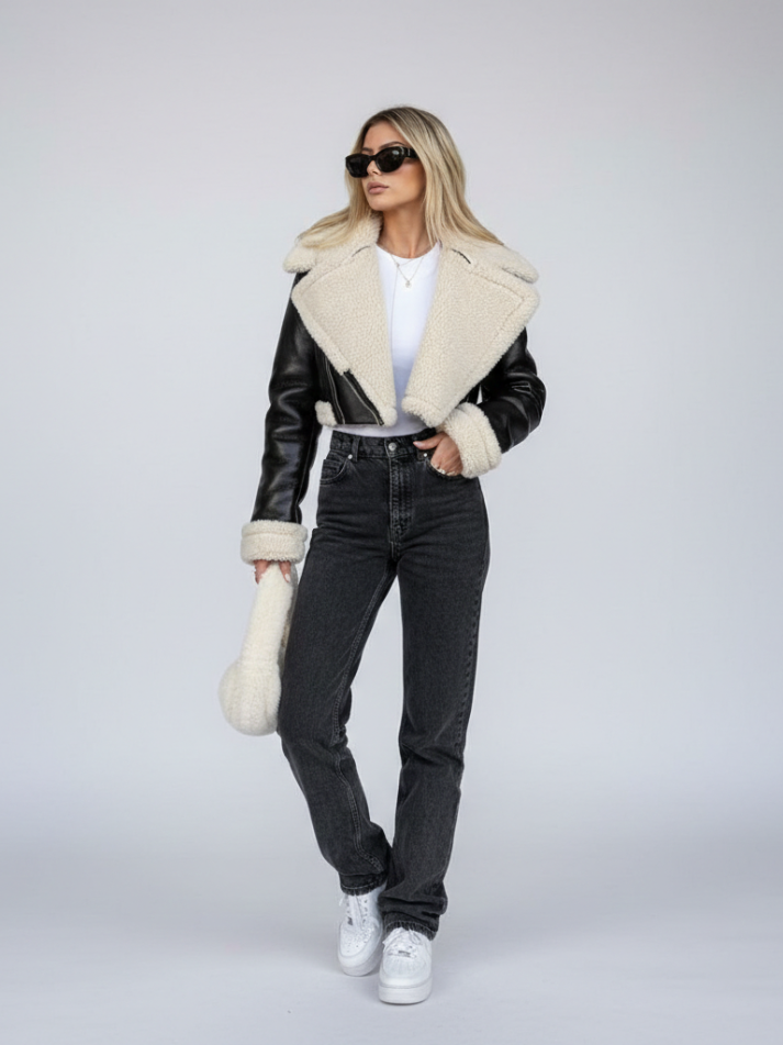 Casaco Feminino Forrado com Pelúcia - Outono Inverno l CAROL ESPAÇO FAHION