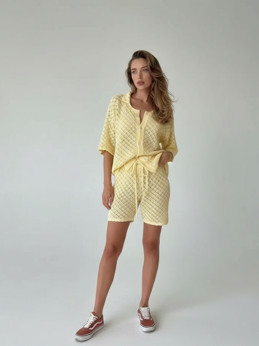 Conjunto Positano Crochê