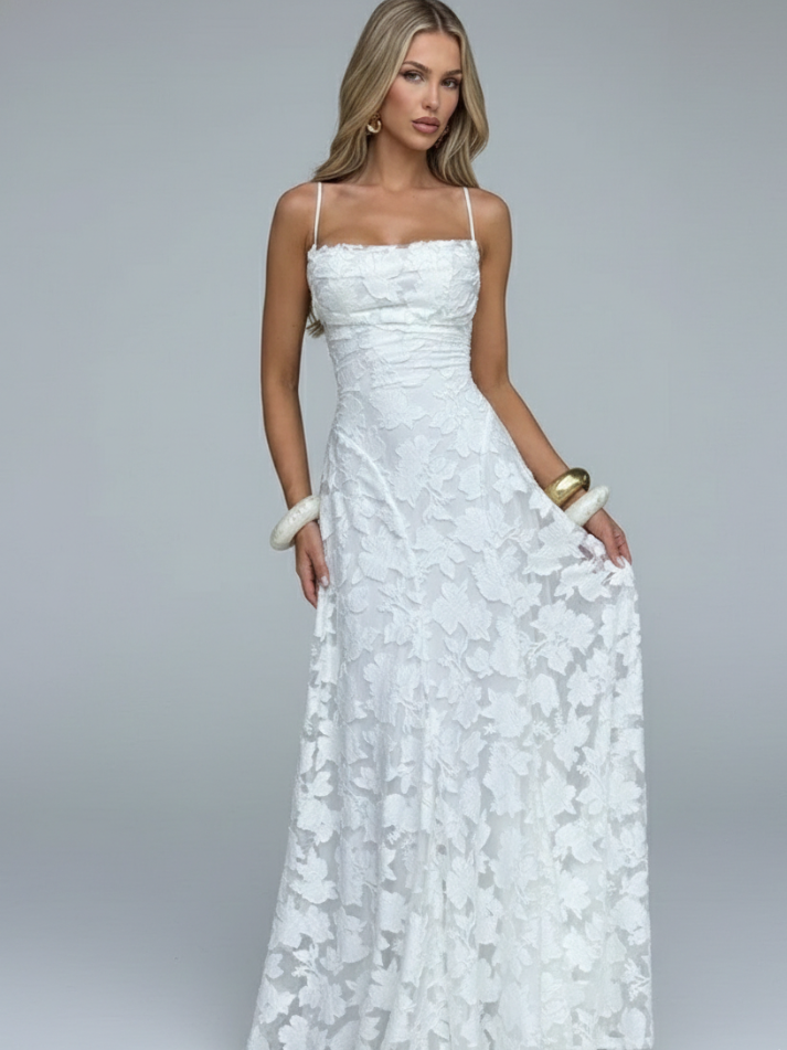 Vestido Longo Floral Gala