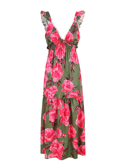 Vestido Longo Aura Floral