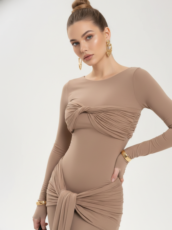 Vestido Longo Infinity Drape