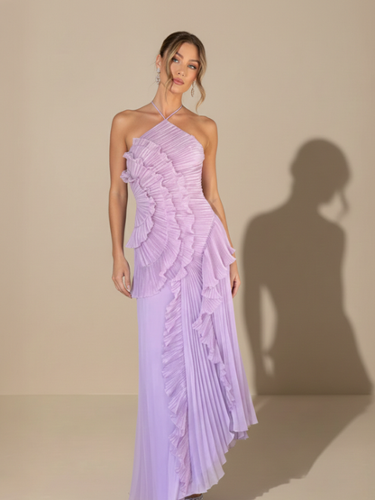 Vestido Amélie Plissado