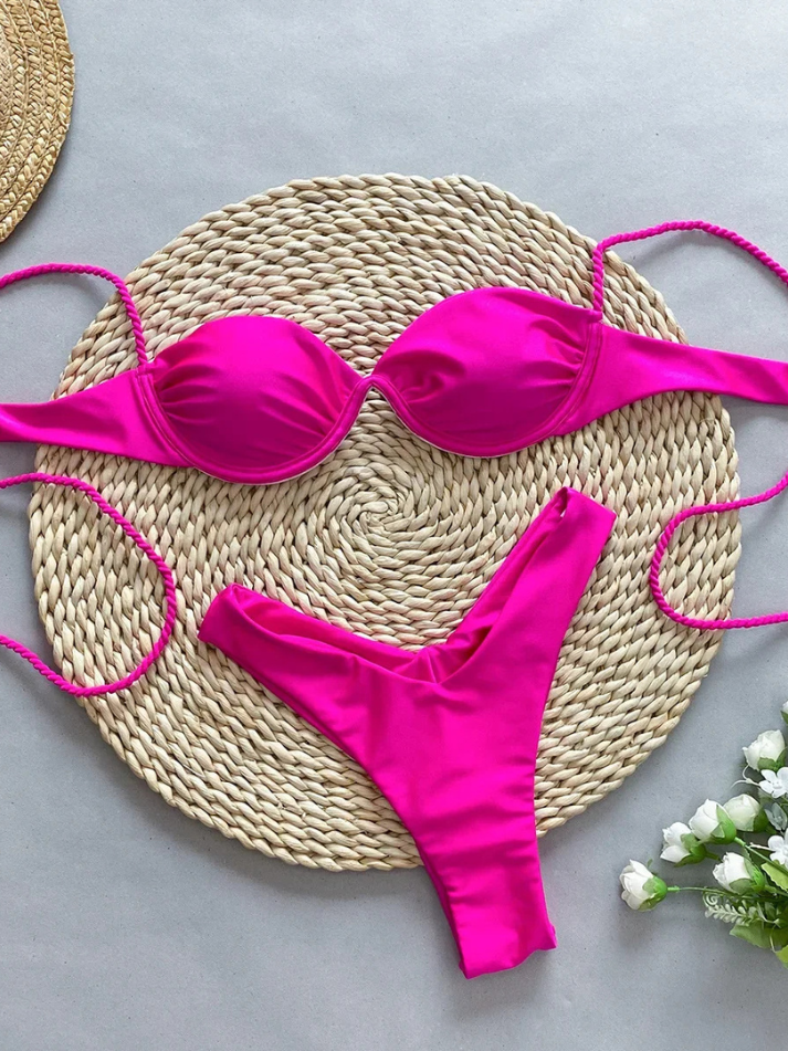 Biquini Alça em Corda Maldivas