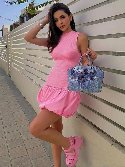 Vestido Curto Barbie Balonê
