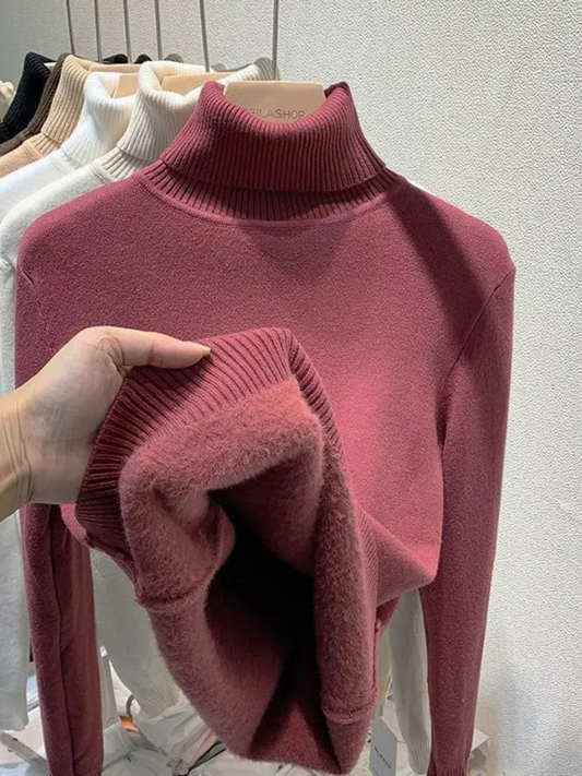 Blusa Gola Alta Térmica Feminina