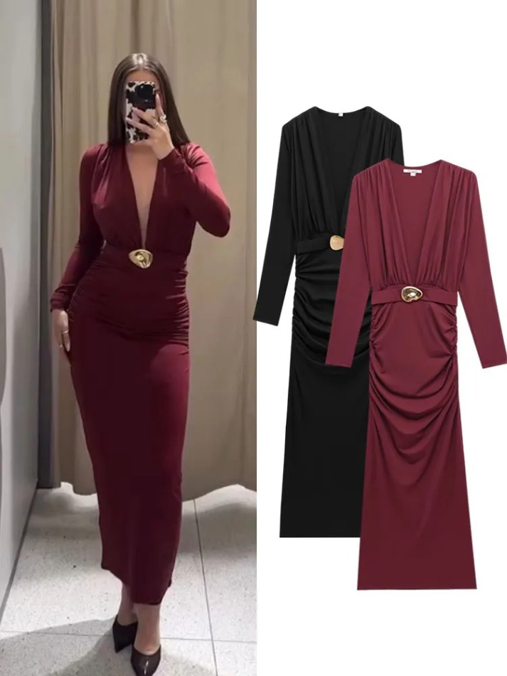 vestido , vestidolongo , vestidodemanga , vestidoinverno , vestidocoleçãoinverno 