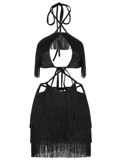 Vestido Franjas Spectacle