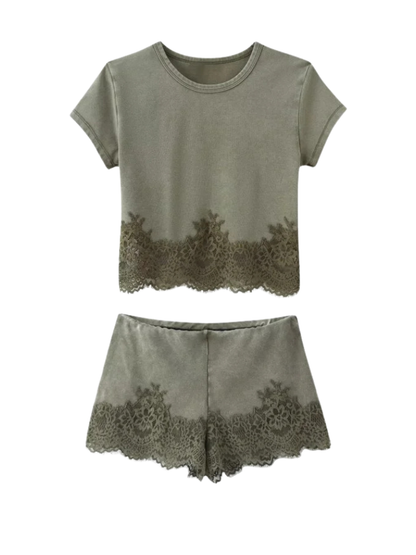 Conjunto Soft  Olive - Casual Chic l CAROL ESPAÇO FASHION